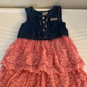 Calvin Klein Denim and Pink Kids Dress
